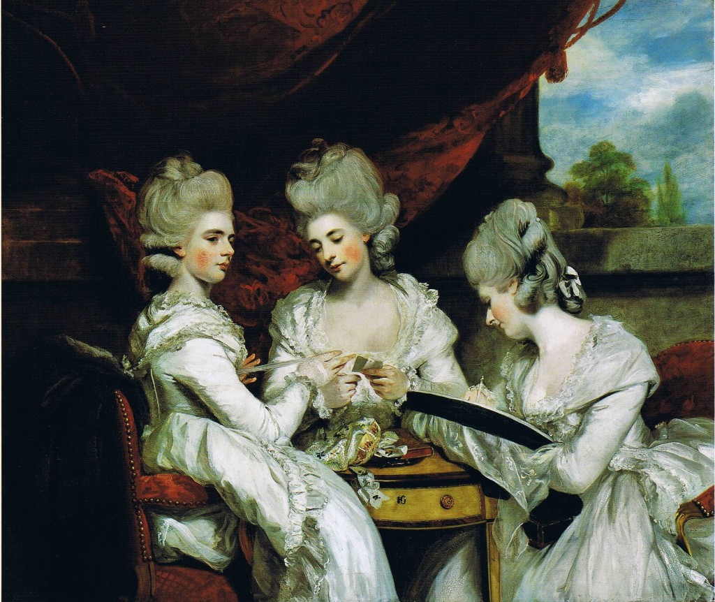 The Ladies Waldegrave. 1780-81. Oil on canvas. National Gallery of Scotland, Edinburgh, UK.