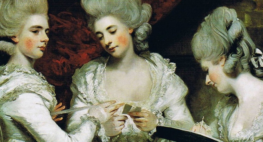 The Ladies Waldegrave. Détail.