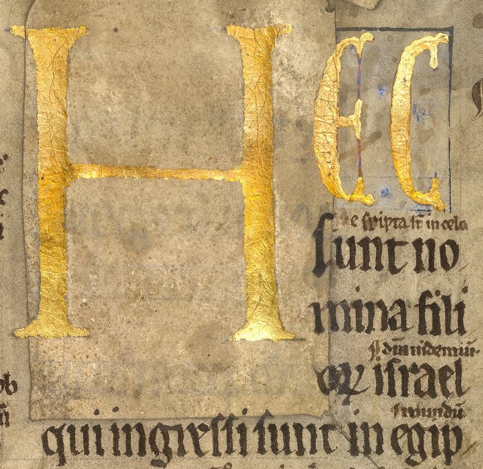 Burney MS 13, f. 1