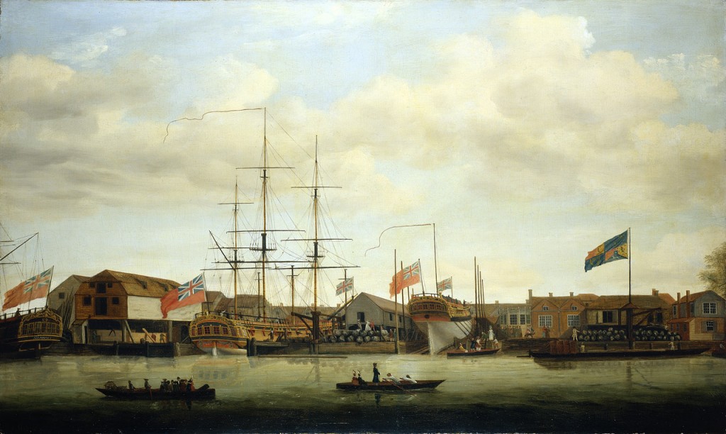 Shipyard on the Thames