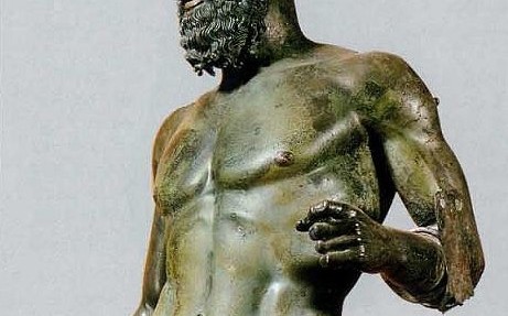 Guerrier B - Riace bronze 2 détail