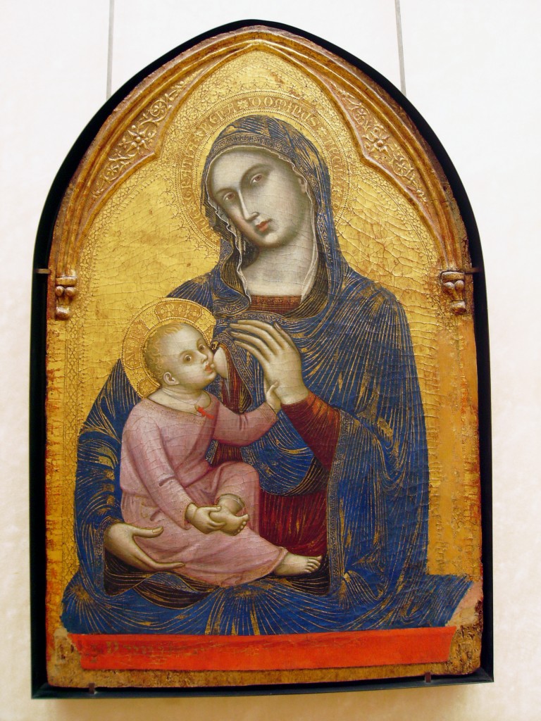 vierge à l'enfant Barnaba da Modena