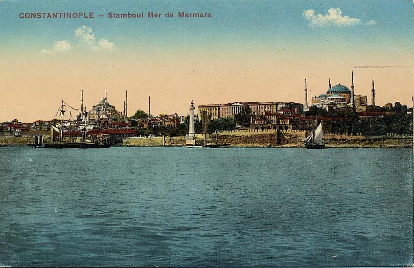 Constantinople - Carte postale Stamboul Mer de Marmara