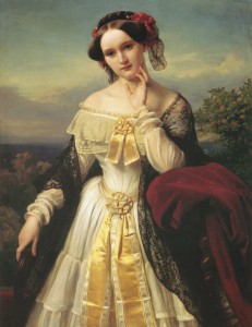 Karl Ferdinand Sohn - Portrait de Mathilde Wesendonck - 1850 - StadtMuseum Bonn