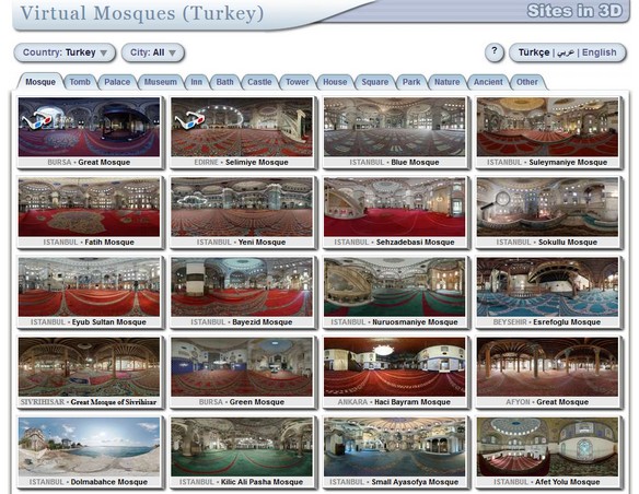 3dmekanlar - Vitual Mosques