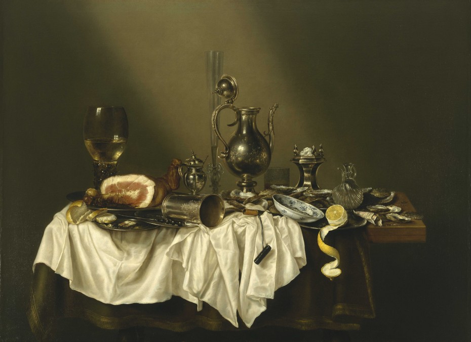 Willem Claeszoon Heda - Festin de jambon - 1656 - 152x111cm - The Museum of Fine Arts - Houston