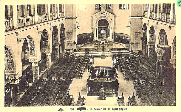 Intérieur de la synagogue d'Oran