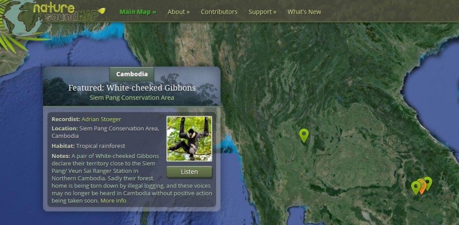 nature sound map