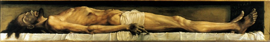 Le Christ au tombeau, Hans Holbein dit Holbein Le Jeune, 1522