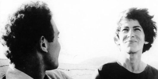 Jean-Pierre Sergent et Marceline Loridan-Ivens dans le film documentaire français de Jean Rouch et Edgar Morin, "Chronique d'un été" (1961)